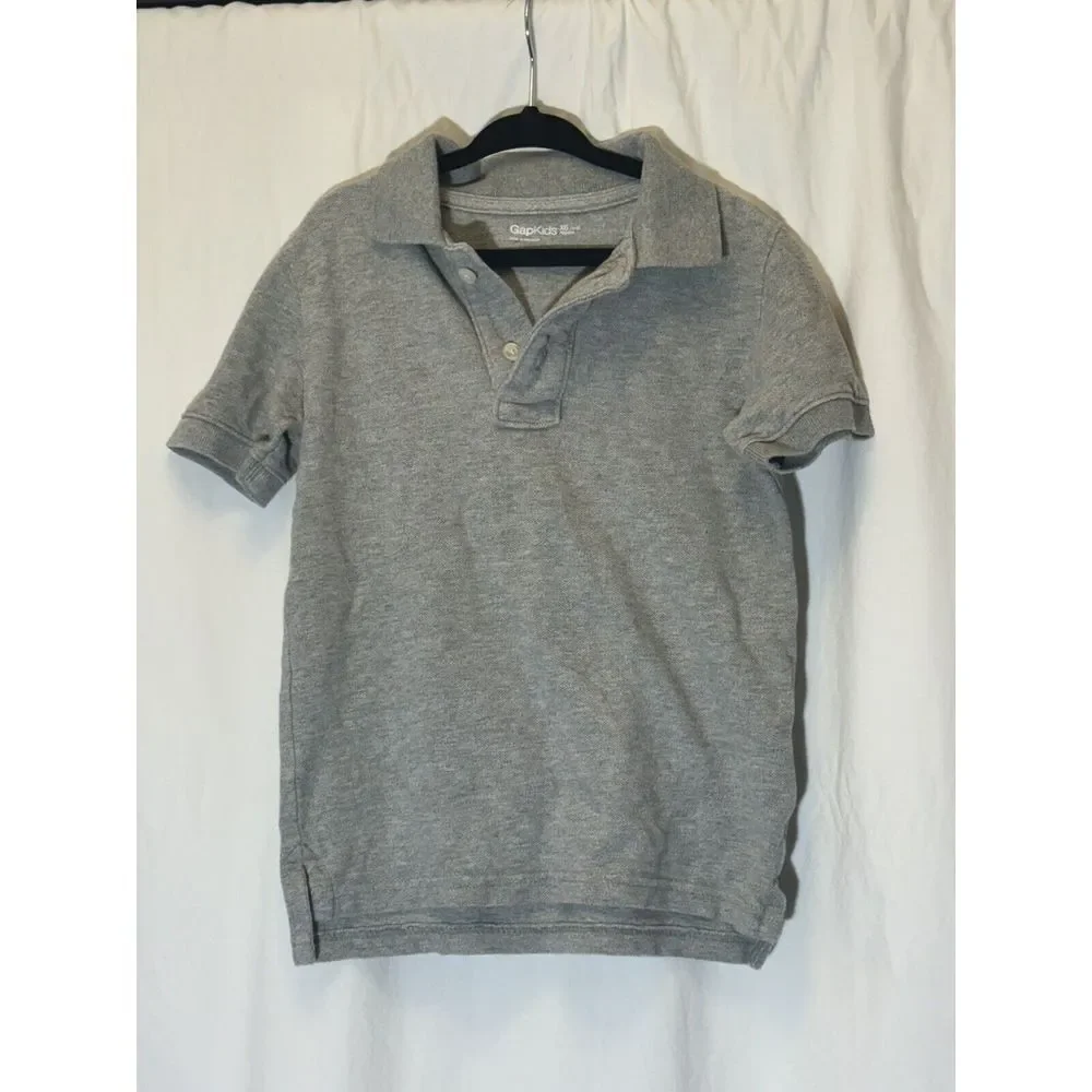 Gap Boys Polo Gray‎ Short Sleeve--SIZE XS 4/5 EUC B13
